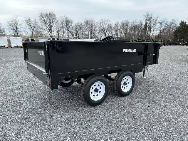 Premier 6 x 10 Deckover Dump Trailer – Spreader Gate