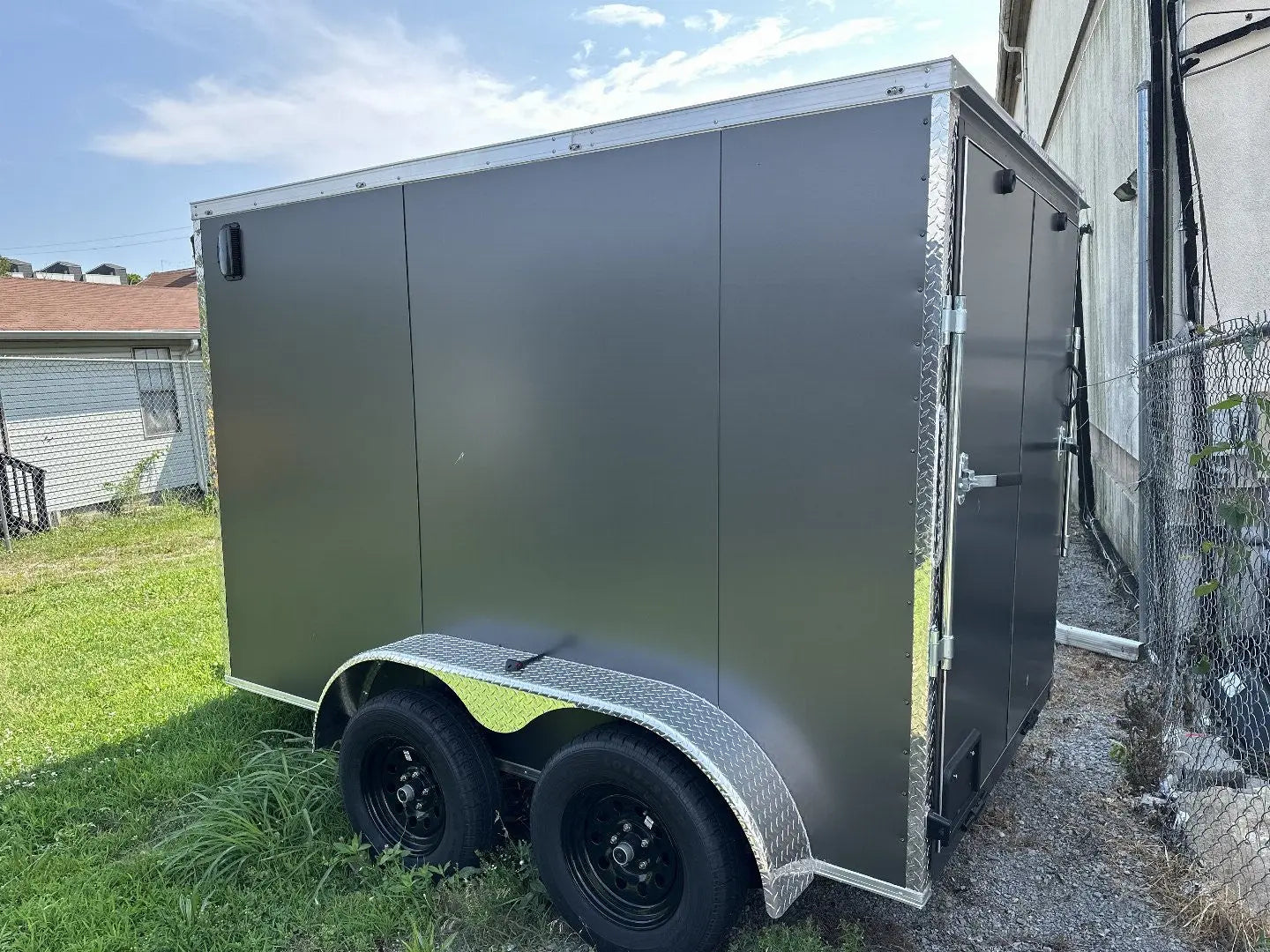 7x12 Tandem Axle Enclosed Cargo Trailer – Excellent Condition