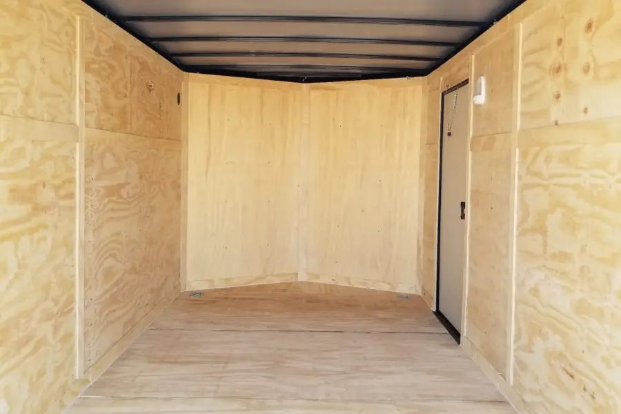 6x12 Premium Black Enclosed Trailer – Heavy-Duty Tandem Axle, Diamond Plate Trim