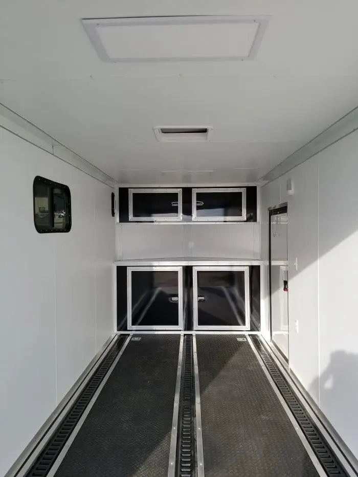 6x12 White Enclosed Trailer – Dual Axle, Ramp Door, 5-Year Warranty