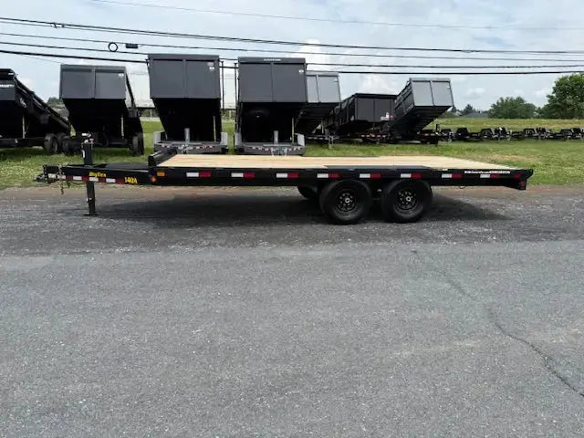 2021 8.5 x 18 Deckover Equipment Trailer – Slide Out Ramps