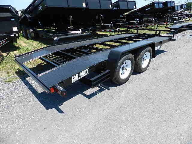 Big Tex 7 x 16 Wood Deck Car Trailer – Beavertail
