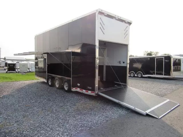ATC 8.5 x 26 Aluminum Two Car Hauler – Stacker Trailer
