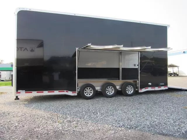 ATC 8.5 x 26 Aluminum Two Car Hauler – Stacker Trailer