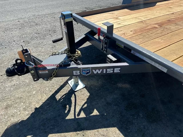 BWise 7 x 12 Equipment Trailer – Single Axle Tilt-Deck