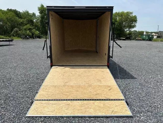 Covered Wagon 7 x 12 Enclosed Cargo Trailer – Two Tone Exterior