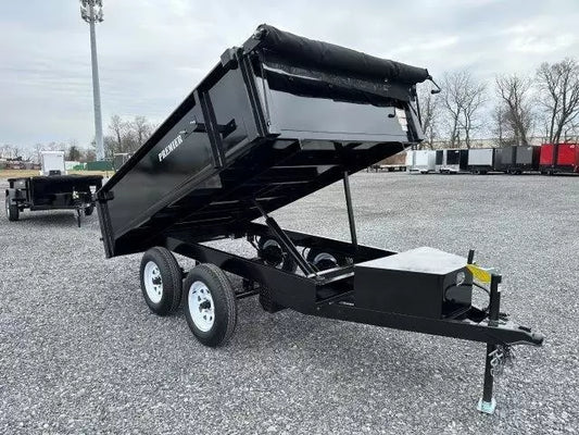 Premier 6 x 10 Deckover Dump Trailer – Spreader Gate