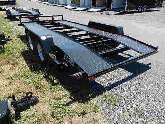 Car Mate 7 x 16 Car Trailer – 7K with Open Steel Deck