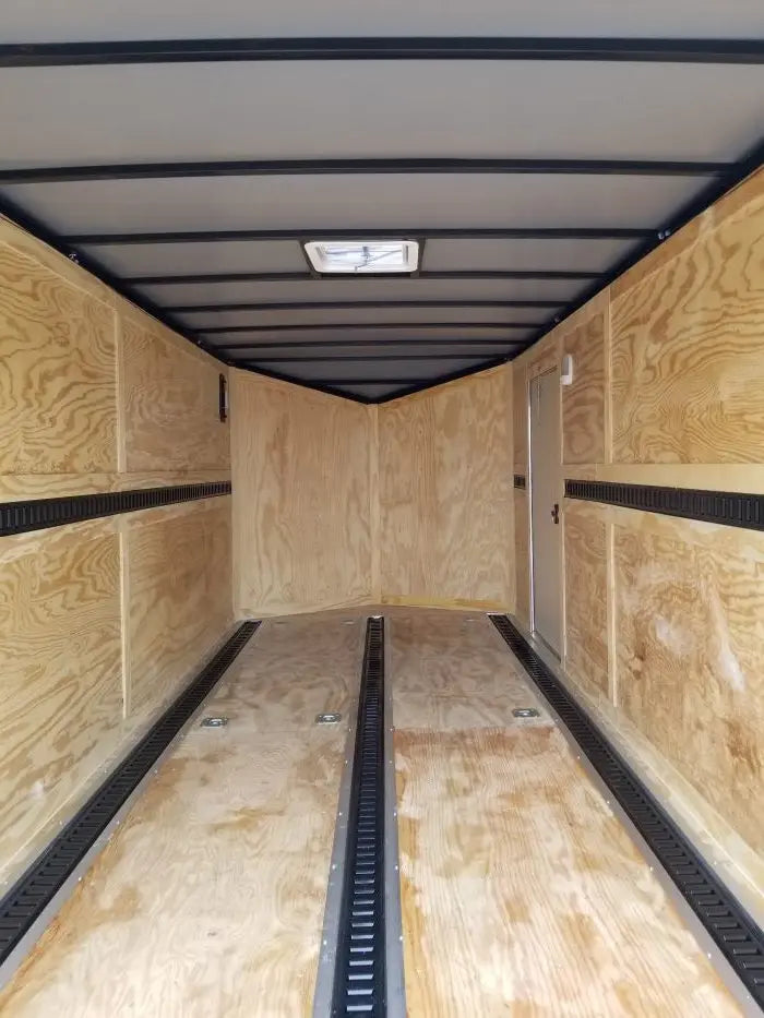 6x12 White Enclosed Trailer – Dual Axle, Ramp Door, 5-Year Warranty