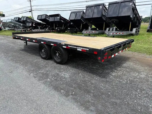 2021 8.5 x 18 Deckover Equipment Trailer – Slide Out Ramps