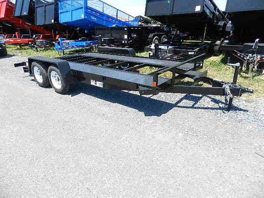 Big Tex 7 x 16 Wood Deck Car Trailer – Beavertail