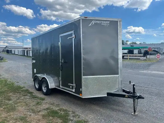 2024 Homesteader 7 x 14 V-Nose Enclosed Trailer